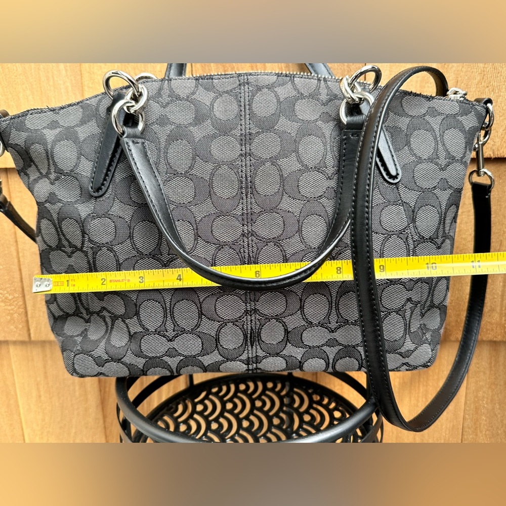 Coach Kelsey Monogram Canvas Purse - Picture 6 of 8
